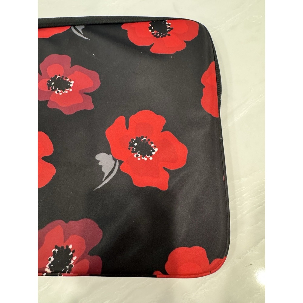 Kate Spade 10x14 red & black laptop case - Picture 5 of 9
